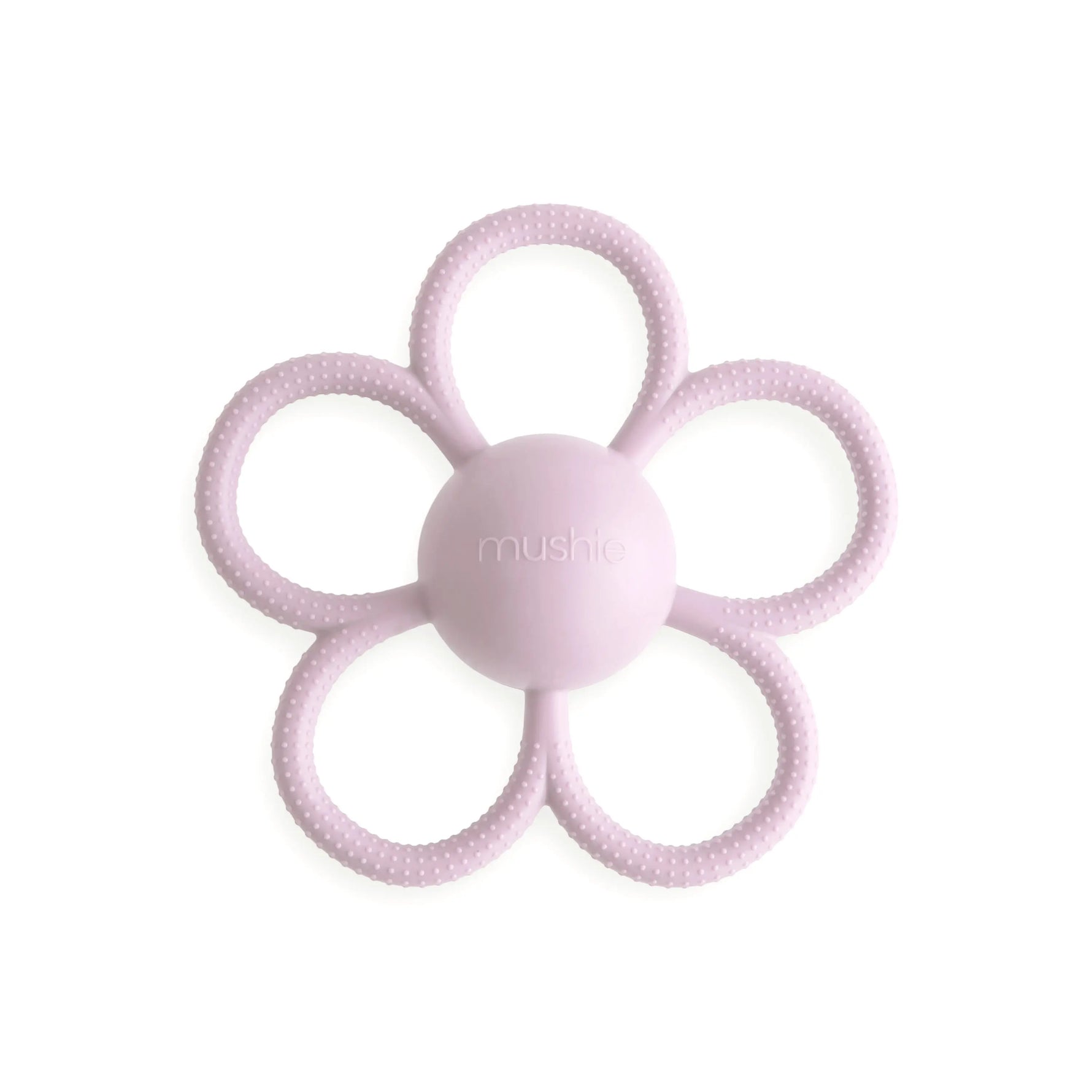 Mushie Daisy Rattle Teether Silicone Baby Toy with Built In Rattle for Soothing Relief - Baby & Toddler > Baby Toys & Activity Equipment > Baby Activity Toys > Rattles toys