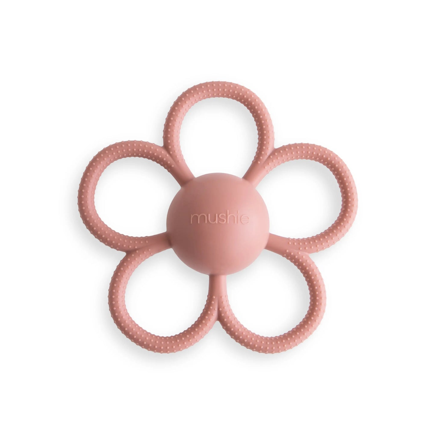 Daisy Rattle Teether Silicone Baby Toy with Built In Rattle for Soothing Relief Mushie