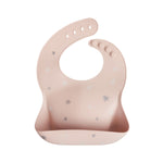 Silicone Baby Bib, Polka Dot Print by Mushie
