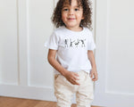 Little Joy Co. Dancing Skeletons Organic Cotton Graphic Tee for Halloween -