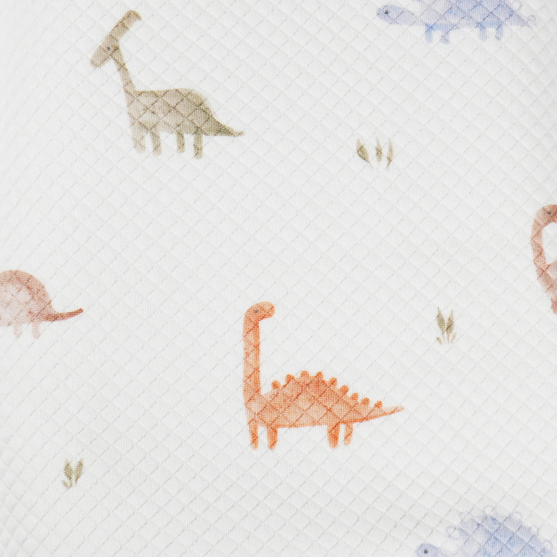 Dinosaur Pattern Printed Knit Blanket for Baby Nursery.
