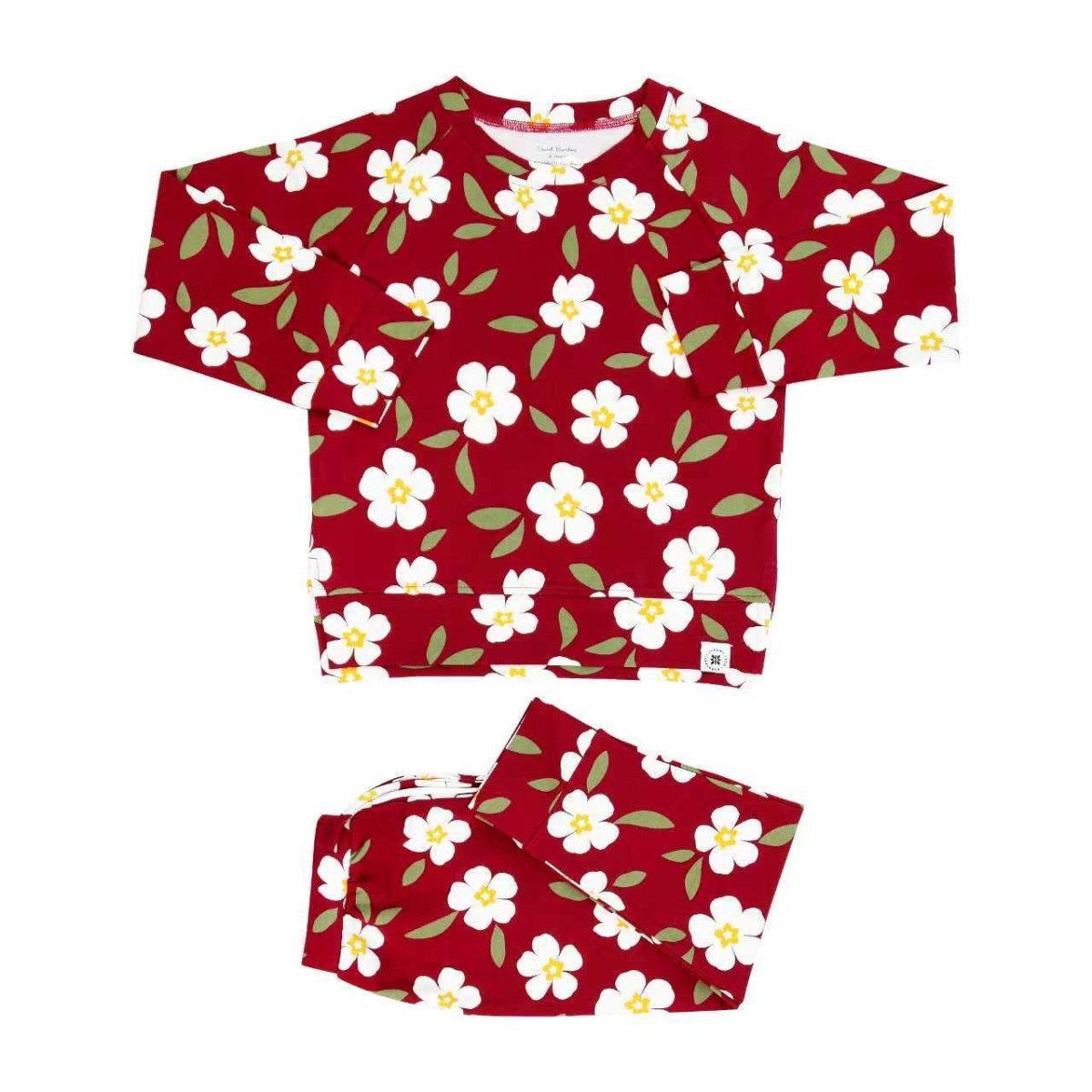 Sweet Bamboo Darling Dear Crew Neck Jogger Set For Kids Matching Comfort - Everetts Place Boutique - 