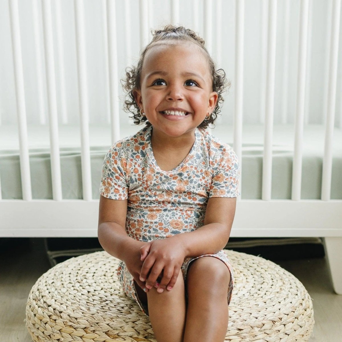 Little Joy Co. Darling Ditsy 2pc Bamboo Pajamas *see size notes - Everetts Place Boutique - 