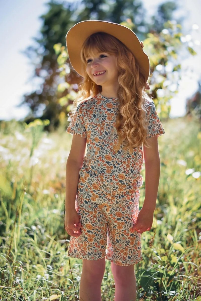 Little Joy Co. Darling Ditsy 2pc Bamboo Pajamas *see size notes - Everetts Place Boutique - 