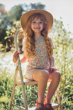 Little Joy Co. Darling Ditsy 2pc Bamboo Pajamas *see size notes - Everetts Place Boutique - 