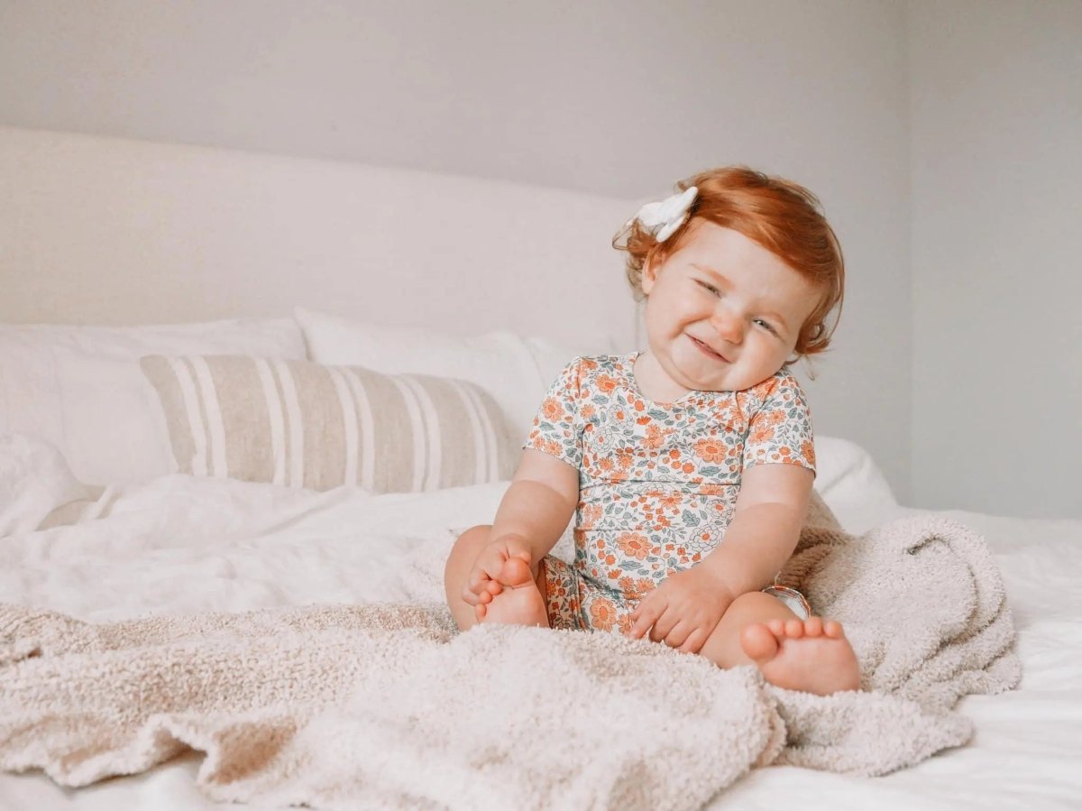 Little Joy Co. Darling Ditsy 2pc Bamboo Pajamas *see size notes - Everetts Place Boutique - 