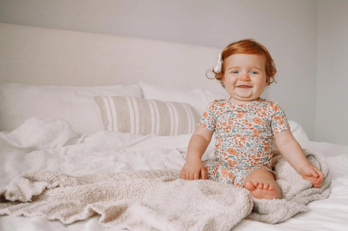 Darling Ditsy 2pc Bamboo Pajamas *see size notes Little Joy Co. Everetts Place Boutique