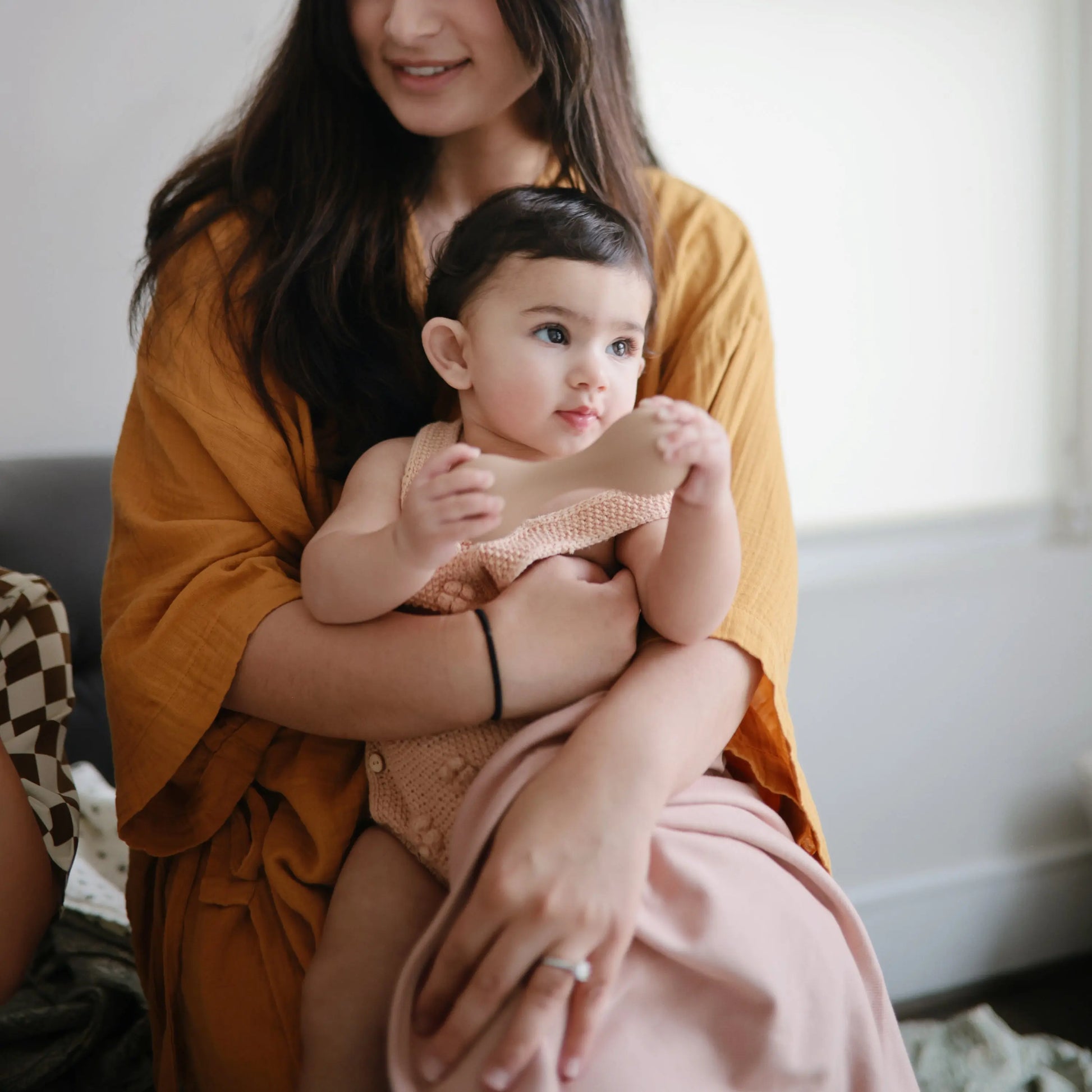 Ribbed Baby Blanket Made From Soft Organic Cotton Mushie