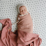 Mushie Ribbed Baby Blanket Made From Soft Organic Cotton - Baby & Toddler > Swaddling & Receiving Blankets > Receiving Blankets Blanket