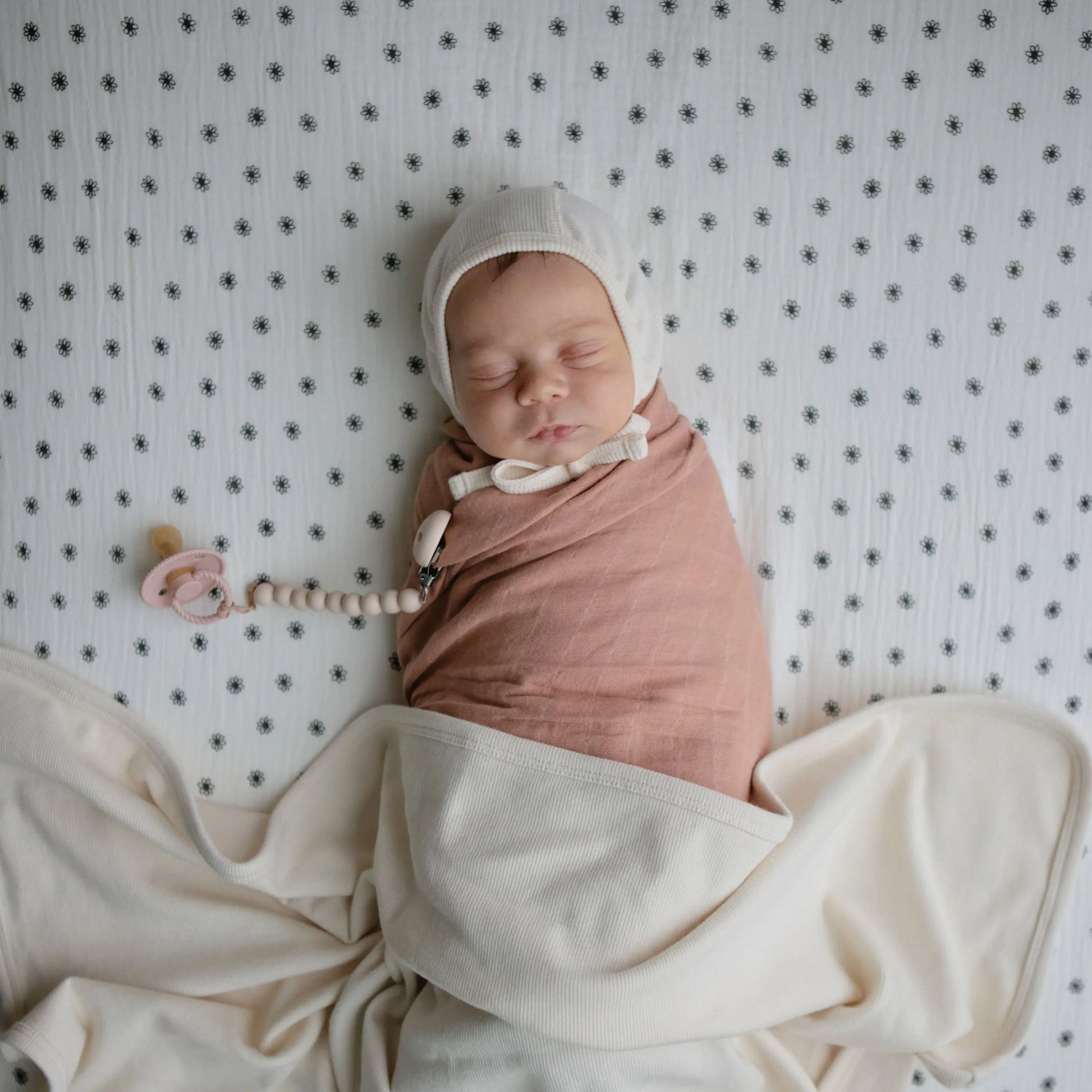 Extra Soft Muslin Crib Sheet for Baby 100% Cotton Breathable and Cozy Mushie
