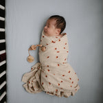 Mushie Extra Soft Muslin Crib Sheet for Baby 100% Cotton Breathable and Cozy - Home & Garden > Linens & Bedding > Bedding crib sheets