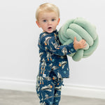 Sweet Bamboo Deep In Orbit Luxaboo Crew Neck Jogger Set For Kids - Everetts Place Boutique - 
