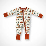 Kolorful Desert Friends Bamboo Baby Pajama with Two Way Zipper Design - Apparel & Accessories > Clothing > Baby & Toddler Clothing > Baby & Toddler Sleepwear Pajama