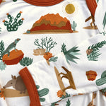 Kolorful Desert Friends Newborn Bamboo Gown Gift Set for Babies and Moms - Apparel & Accessories > Clothing > Baby & Toddler Clothing > Baby & Toddler Sleepwear Newborn Gown
