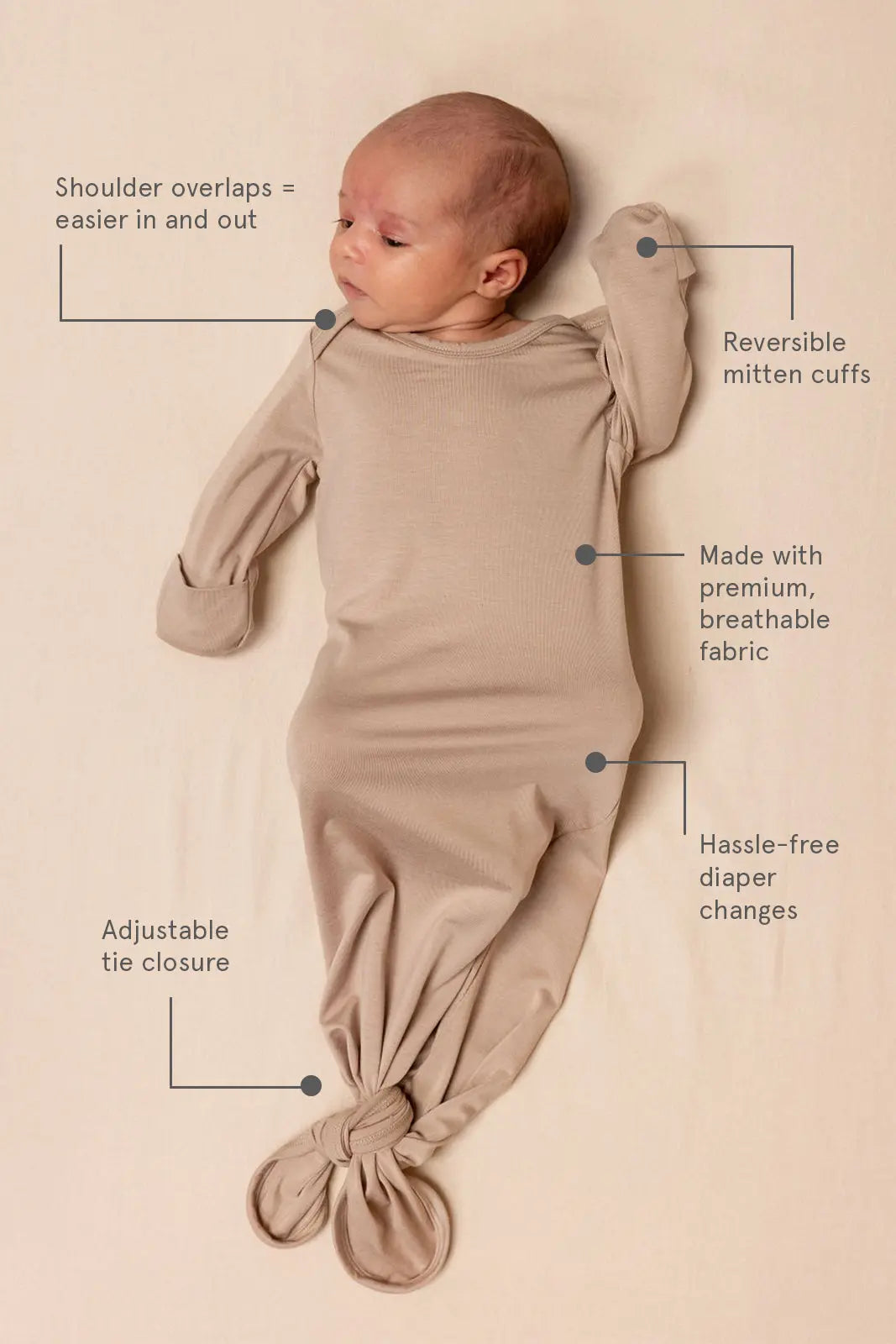 Desert Lark - CloudBlend™ Sleep Gown - Everetts Place