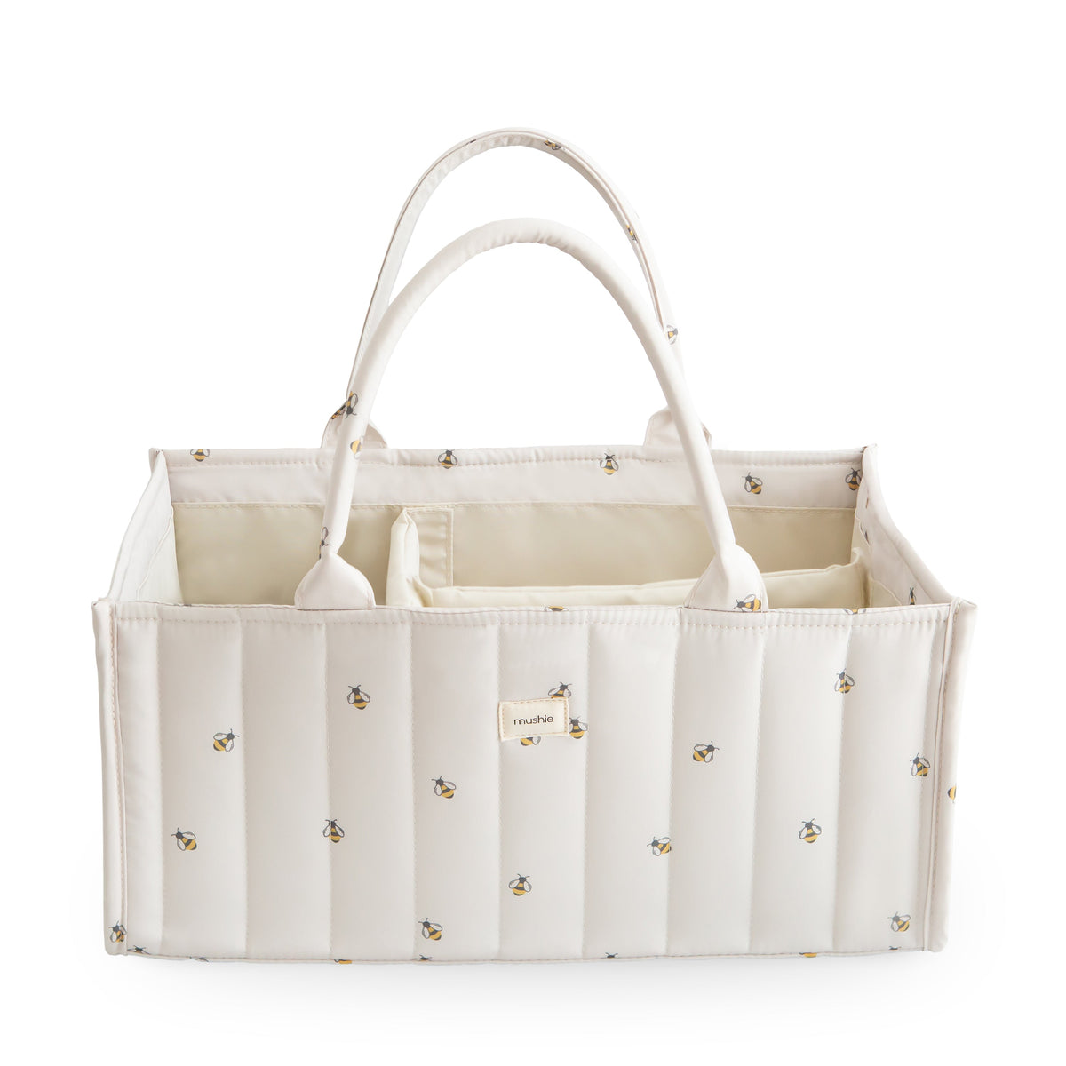 Versatile Quilted Diaper Caddy - Nursery Organizer by Mushie