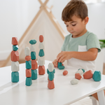 Dino Pack Wooden Stacking Blocks For Toddlers Montessori Toy Comfy Cubs Everetts Place: Online Boutique