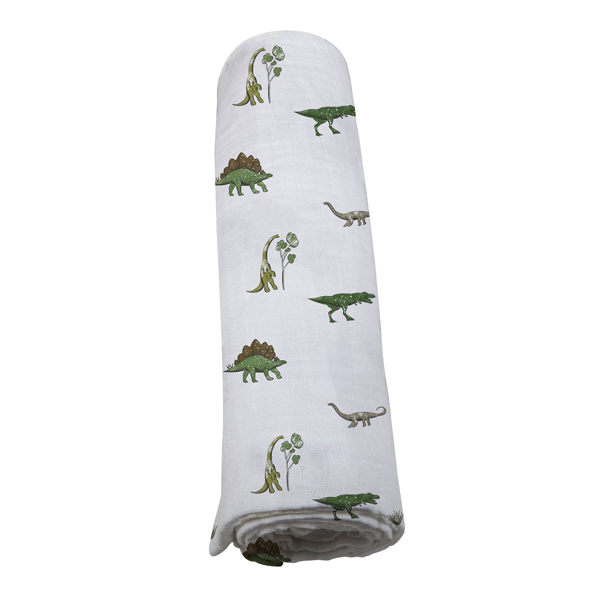 Dino Days Cotton Muslin Swaddle by Newcastle Classics at Everetts Place