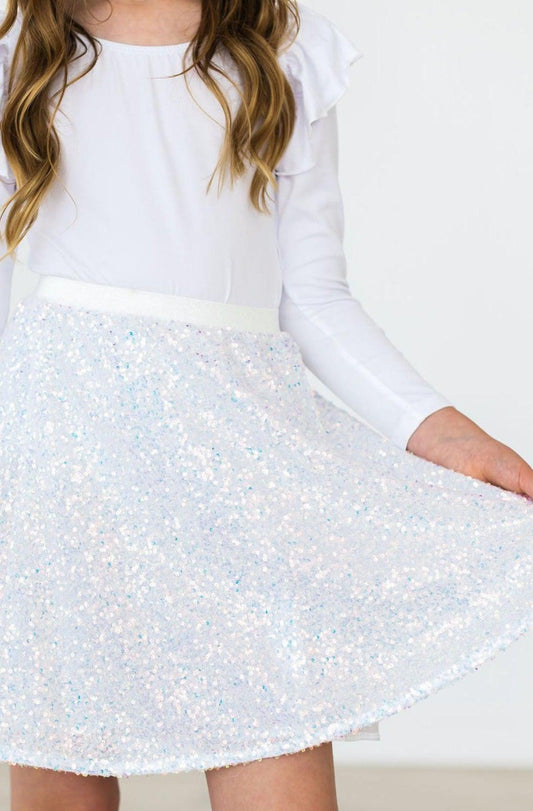 Mila & Rose ® Disco Sequin Twirl Skort With Attached Shorts Mila Rose - Apparel & Accessories > Clothing > Skorts Sequin Skort