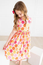 Mila & Rose ® Don't Worry Be Hippy Tank Twirl Dress For Girls Mila Rose - Everetts Place Boutique - 