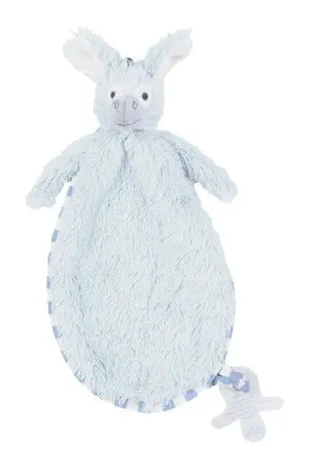 Donkey Dallas Tuttle cuddle cloth with pacifier holder by Happy Horse.