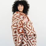 Double Layer Bamboni Throw Blanket Saranoni Premium Saranoni Everetts Place Boutique