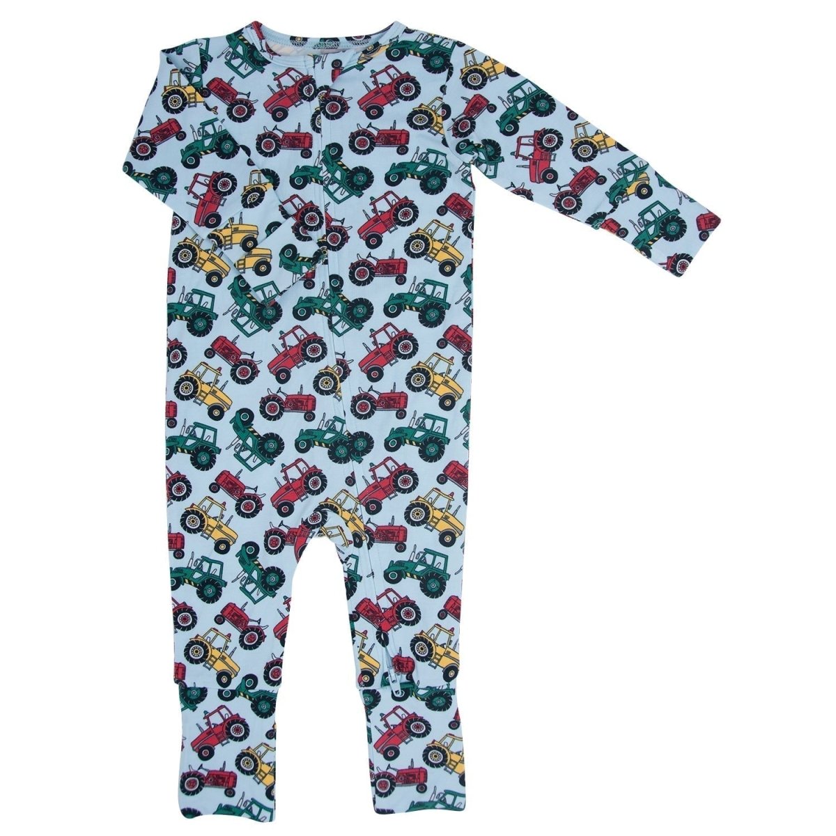Sweet Bamboo Down On The Farm Convertible Baby Romper With Two Way Zip - Everetts Place Boutique - 
