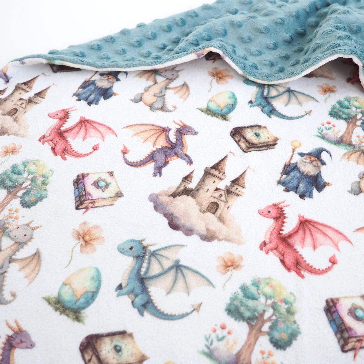 Minky Baby Blanket Dragon's Kingdom by Honey Lemonade at Everetts Place