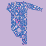 Sweet Bamboo Dream A Little Dream Convertible Two Way Zip Baby Romper - Everetts Place Boutique - 