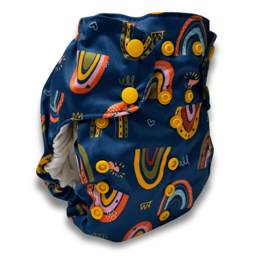 Smart Bottoms Dream Diaper 3.0 Natural Fiber Pocket Diaper - After the Storm - 