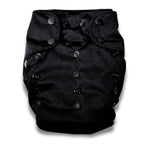 Smart Bottoms Dream Diaper 3.0 Natural Fiber Pocket Diaper - Basic Black - 