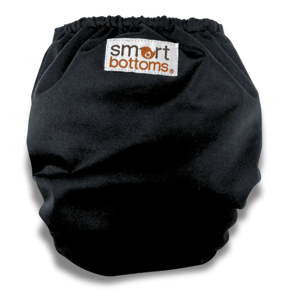 Smart Bottoms Dream Diaper 3.0 Natural Fiber Pocket Diaper - Basic Black - 