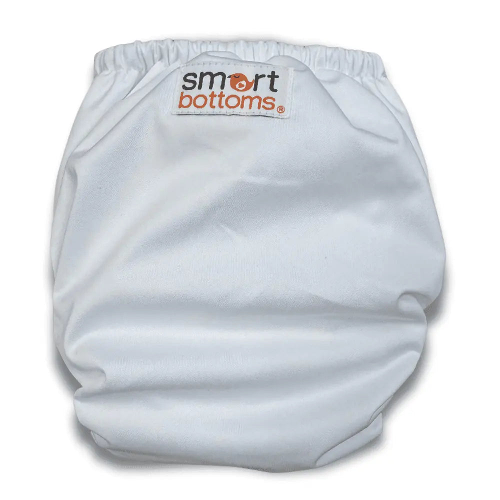 Smart Bottoms Dream Diaper 3.0 Natural Fiber Pocket Diaper - Basic White - 