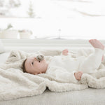 Dream Receiving Blanket by Saranoni Soft Plush Baby Blanket Saranoni Everetts Place Boutique 55.00