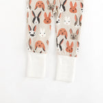 Dreamlet Dreamlet Bunny Crew Convertible Zip Footies Bamboo - Apparel & Accessories > Clothing > Baby & Toddler Clothing > Baby & Toddler Sleepwear Convertible Zip Footies