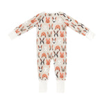 Dreamlet Dreamlet Bunny Crew Convertible Zip Footies Bamboo - Apparel & Accessories > Clothing > Baby & Toddler Clothing > Baby & Toddler Sleepwear Convertible Zip Footies