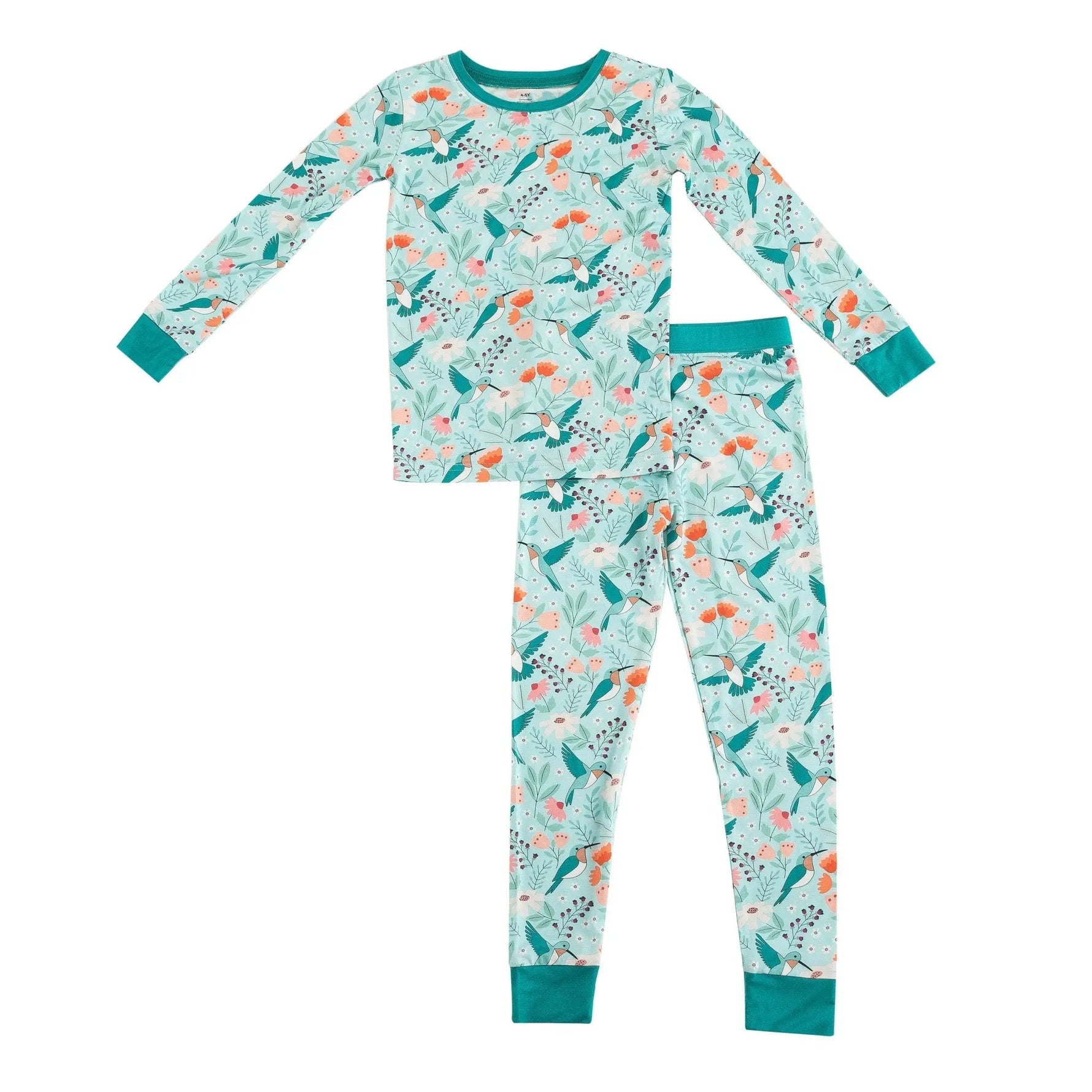 Dreamlet Dreamlet Hummingbird Bloom Two Piece Set Baby Outfit - Apparel & Accessories > Clothing > Baby & Toddler Clothing > Baby & Toddler Sleepwear Two Piece PJs