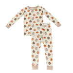 Dreamlet Dreamlet Preorder Pumpkins Beige Long Sleeve Pajama Set - Apparel & Accessories > Clothing > Baby & Toddler Clothing > Baby & Toddler Sleepwear Two Piece PJs