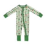Dreamlet Dreamlet Puppy Parade Convertible Footies With Mittens - Apparel & Accessories > Clothing > Baby & Toddler Clothing > Baby & Toddler Sleepwear Convertible Zip Footies