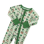 Dreamlet Dreamlet Puppy Parade Convertible Footies With Mittens - Apparel & Accessories > Clothing > Baby & Toddler Clothing > Baby & Toddler Sleepwear Convertible Zip Footies