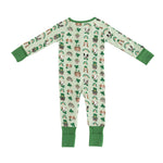 Dreamlet Dreamlet Puppy Parade Convertible Footies With Mittens - Apparel & Accessories > Clothing > Baby & Toddler Clothing > Baby & Toddler Sleepwear Convertible Zip Footies