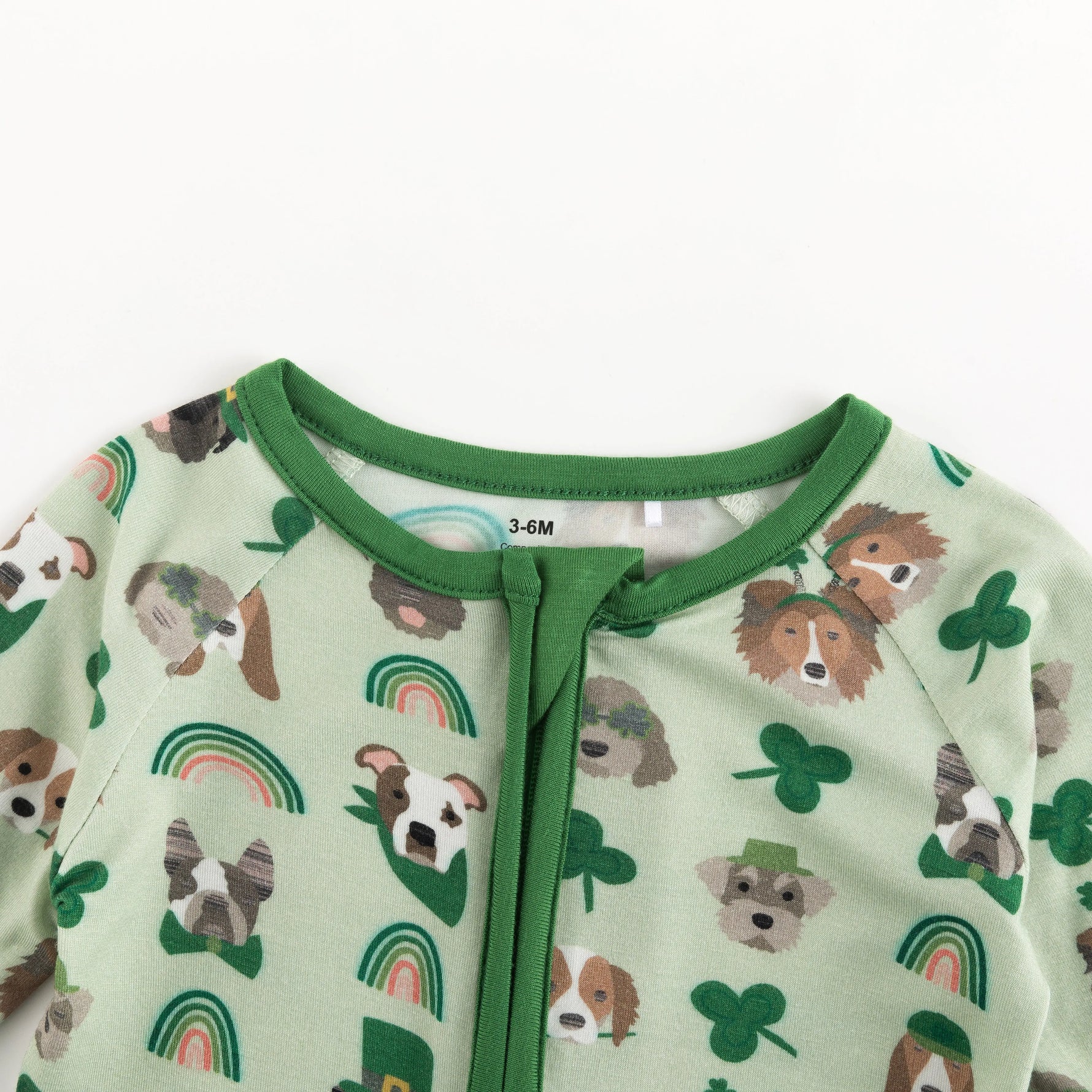 Dreamlet Dreamlet Puppy Parade Convertible Footies With Mittens - Apparel & Accessories > Clothing > Baby & Toddler Clothing > Baby & Toddler Sleepwear Convertible Zip Footies