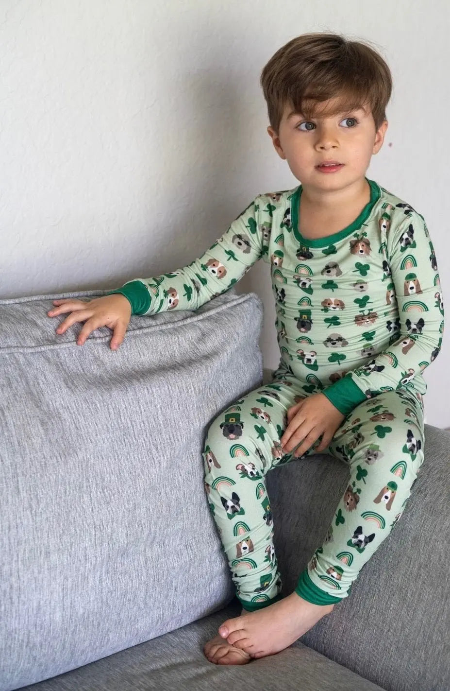 Dreamlet Dreamlet Puppy Parade Lightweight Breathable Dog Outfit - Apparel & Accessories > Clothing > Baby & Toddler Clothing > Baby & Toddler Sleepwear Two Piece PJs