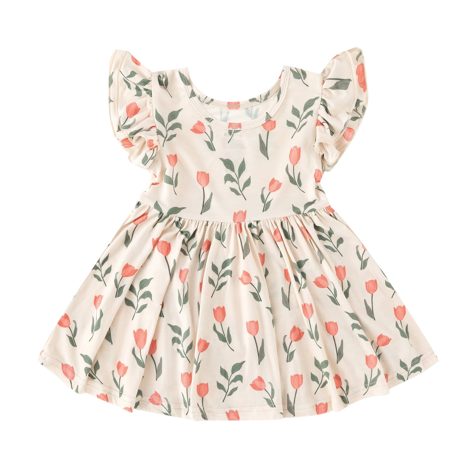 Dreamlet Dreamlet Tulip Twirl Dress Bamboo Fabric for Girls Today - Apparel & Accessories > Clothing > Baby & Toddler Clothing > Baby & Toddler Dresses Twirl Dresses