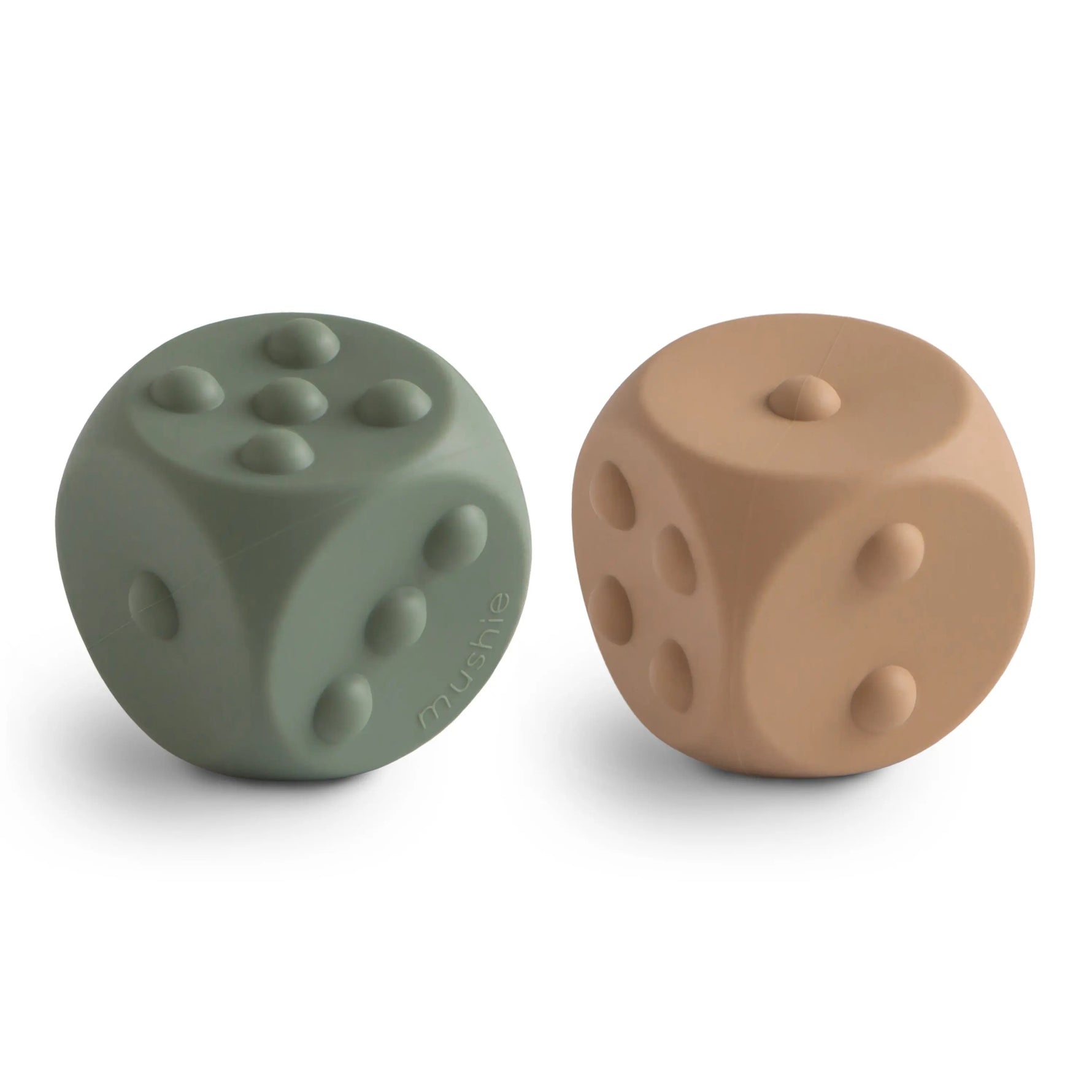 Mushie Mushie Dice Press Toy for Fine Motor Skill Development and Learning - Baby & Toddler > Baby Toys & Activity Equipment > Baby Activity Toys Press Toy