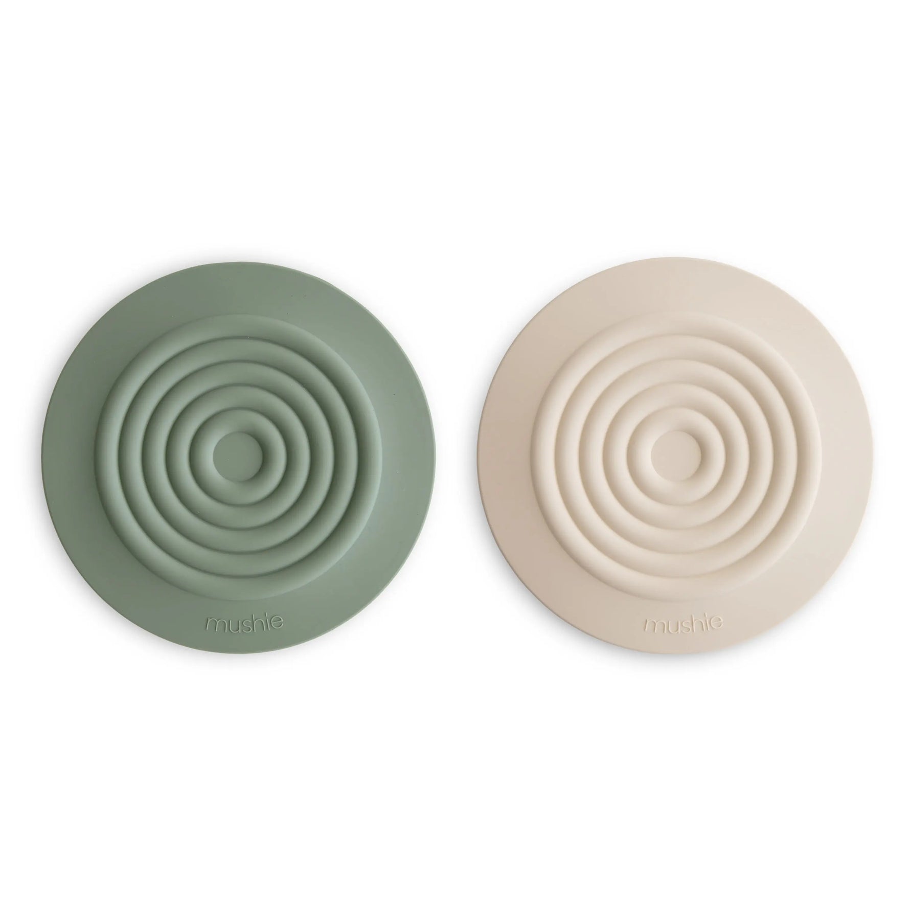 Mushie Silicone Bathtub Drain Stopper Set of 2 Flexible Water Seal Covers - Baby & Toddler > Baby Bathing Drain Stopper