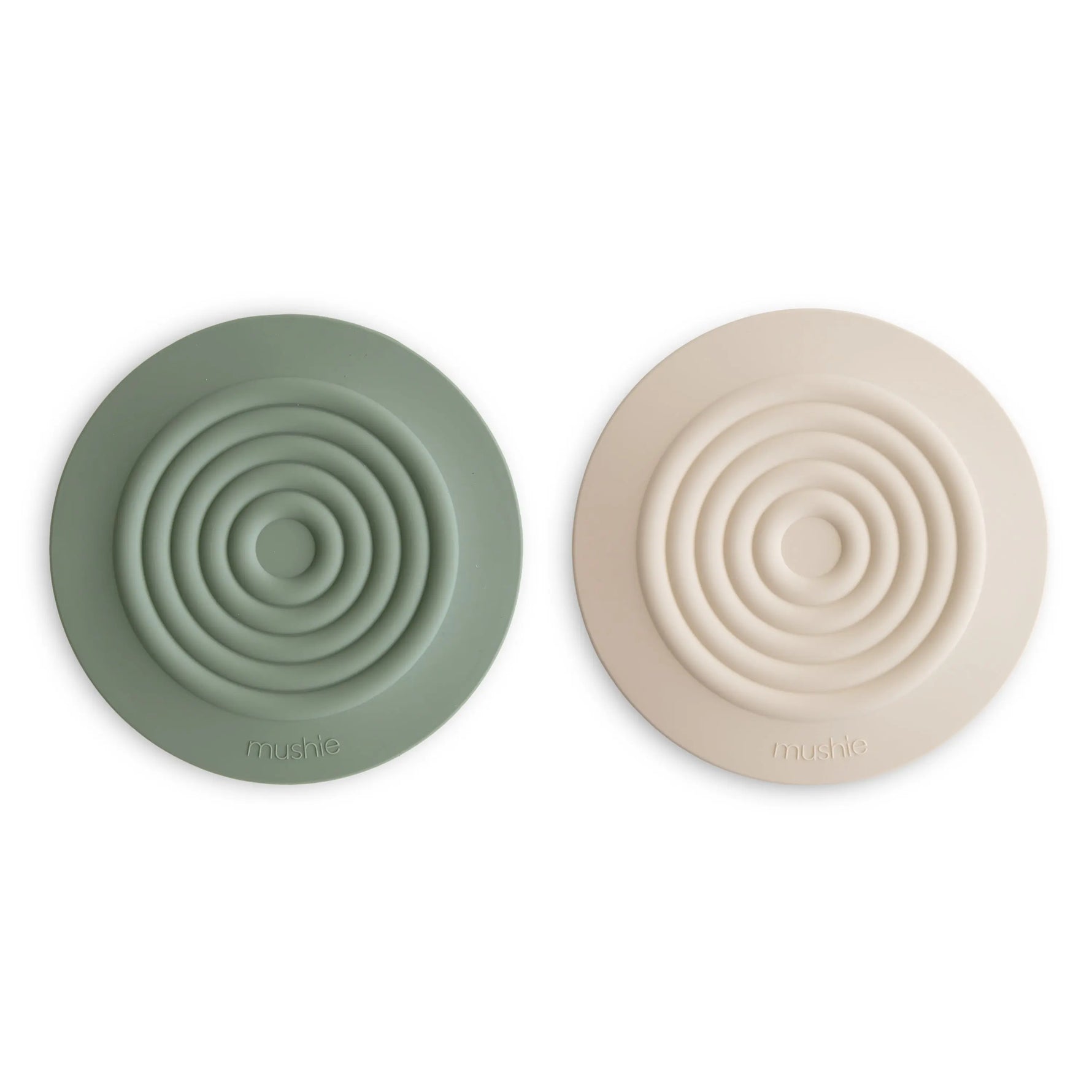 Mushie Silicone Bathtub Drain Stopper Set of 2 Flexible Water Seal Covers - Baby & Toddler > Baby Bathing Drain Stopper
