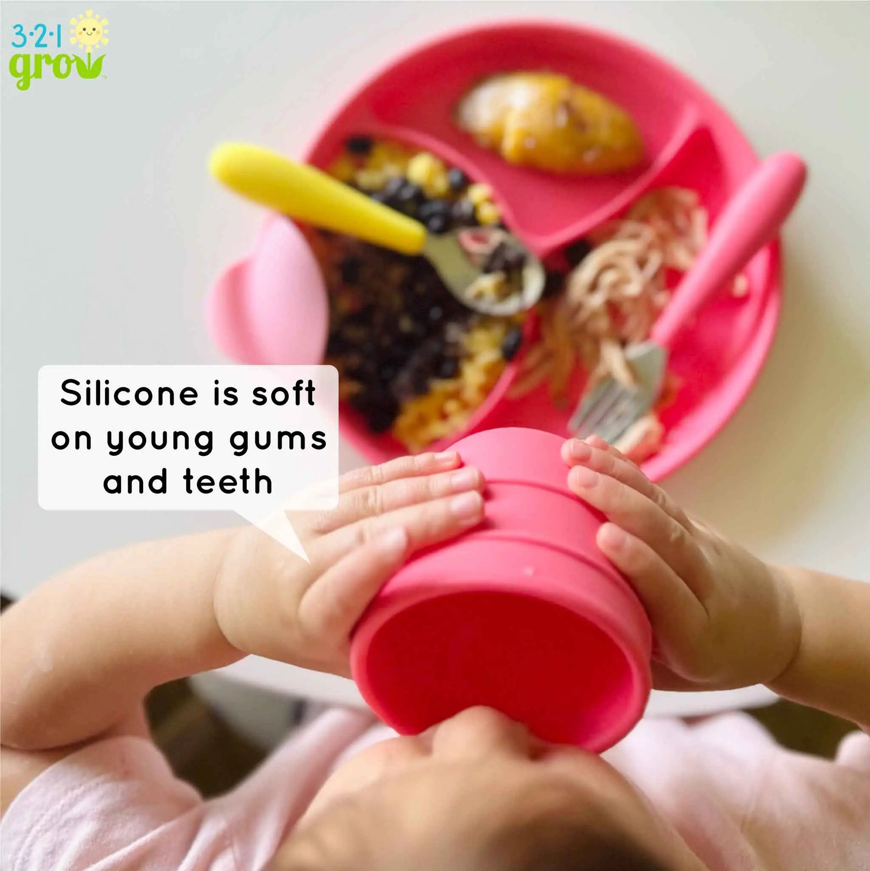 Drink With Me Cup Set For Kids Bright Kitchen Skills 321 Grow Everetts Place: Online Boutique