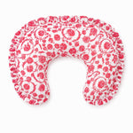 Red Chinoiserie Ruffle Nursing Pillow Cover by Little Mae & Co