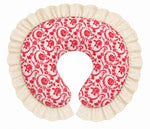 Ivory Eyelet Ruffle Original Nursing Pillow Cover by Little Mae & Co